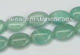CAM407 15.5 inches 10*14mm oval natural russian amazonite beads