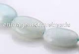 CAM41 13*18mm flat oval natural amazonite beads Wholesale