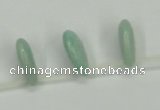 CAM418 15.5 inches flat teardrop 13*18mm natural russian amazonite beads