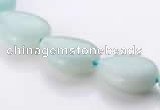 CAM47 flat teardrop natural amazonite 12*16mm beads Wholesale