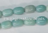 CAM608 15.5 inches 8*12mm nugget Chinese amazonite beads