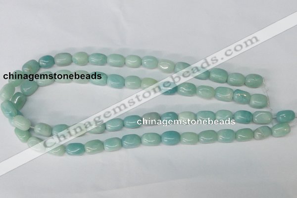 CAM608 15.5 inches 8*12mm nugget Chinese amazonite beads