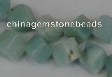 CAM617 15.5 inches 6*6mm cube Chinese amazonite gemstone beads