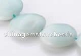 CAM62 natural amazonite 20mm coin gemstone beads Wholesale