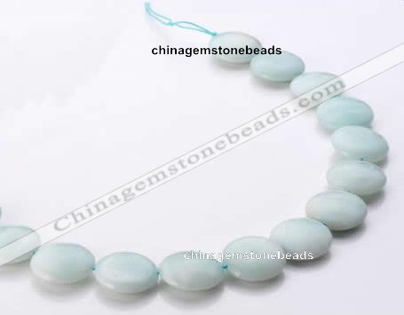 CAM62 natural amazonite 20mm coin gemstone beads Wholesale