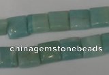 CAM624 15.5 inches 10*10mm square Chinese amazonite gemstone beads