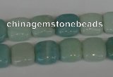 CAM625 15.5 inches 12*12mm square Chinese amazonite gemstone beads