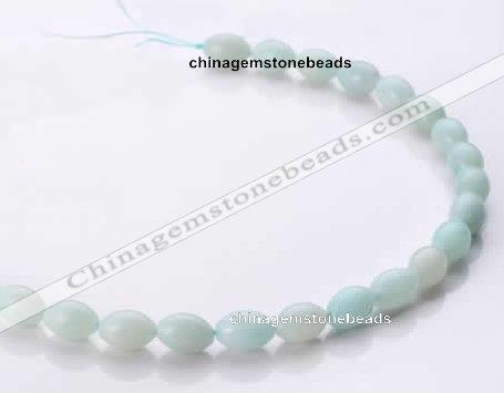 CAM63 natural amazonite 8*12mm oval gemstone beads Wholesale