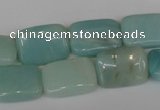 CAM630 15.5 inches 13*18mm rectangle Chinese amazonite gemstone beads