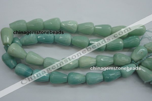 CAM655 15.5 inches 18*25mm faceted teardrop amazonite beads