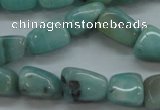 CAM658 15.5 inches 10*14mm nuggets amazonite gemstone beads