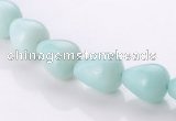 CAM66 8*10mm teardrop natural amazonite gemstone beads Wholesale