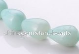 CAM68 teardrop natural amazonite 10*14mm beads Wholesale