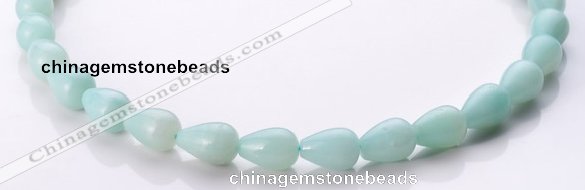 CAM68 teardrop natural amazonite 10*14mm beads Wholesale