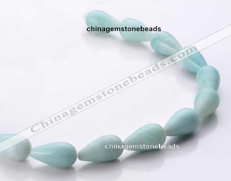 CAM69 natural amazonite 12*22mm teardrop beads Wholesale