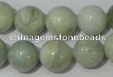 CAM705 15.5 inches 14mm round natural amazonite gemstone beads