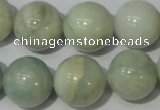 CAM706 15.5 inches 16mm round natural amazonite gemstone beads