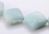 CAM71 6*16*16mm rhombic natural amazonite beads Wholesale