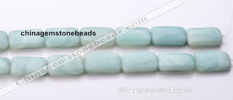 CAM74 18*25mm rectangle natural amazonite beads Wholesale