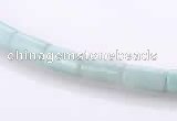 CAM75 4*8mm column natural amazonite gemstone beads wholesale