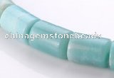 CAM76 13*15mm natural amazonite column gemstone beads Wholesale