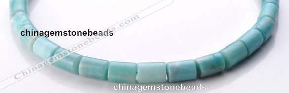 CAM76 13*15mm natural amazonite column gemstone beads Wholesale