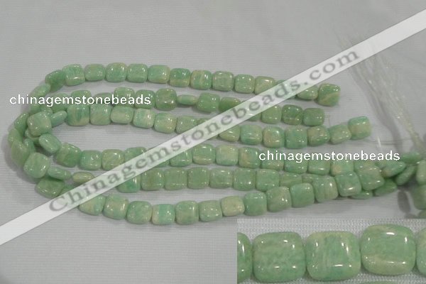 CAM850 15.5 inches 12*12mm square natural Russian amazonite beads