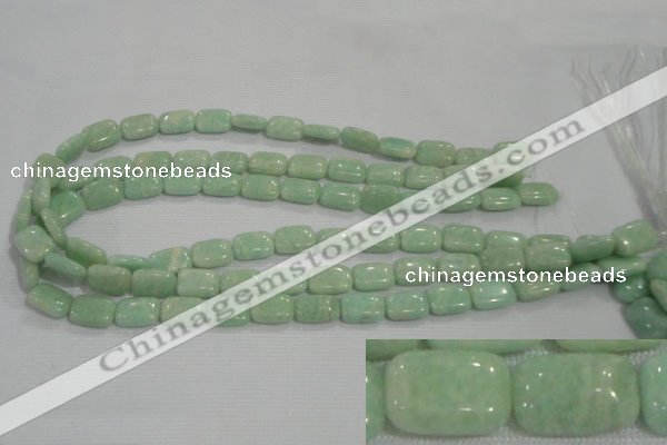 CAM852 15.5 inches 10*14mm rectangle natural Russian amazonite beads