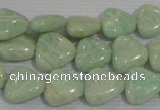 CAM856 15.5 inches 12*12mm triangle natural Russian amazonite beads