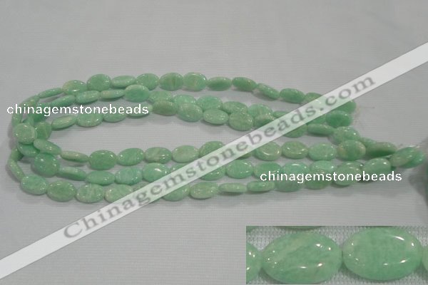 CAM858 15.5 inches 10*14mm oval natural Russian amazonite beads