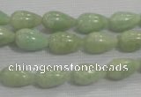 CAM860 15.5 inches 8*13mm teardrop natural Russian amazonite beads