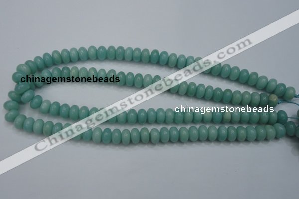 CAM910 15.5 inches 6*10mm rondelle amazonite gemstone beads wholesale