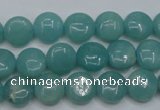 CAM914 15.5 inches 10mm flat round amazonite gemstone beads wholesale