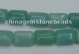 CAM932 15.5 inches 10*14mm rectangle amazonite gemstone beads