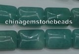 CAM934 15.5 inches 13*18mm rectangle amazonite gemstone beads wholesale