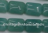 CAM935 15.5 inches 15*20mm rectangle amazonite gemstone beads wholesale