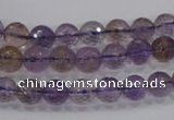 CAN08 15.5 inches 6mm faceted round natural ametrine gemstone beads