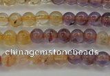 CAN101 15.5 inches 4mm round ametrine beads wholesale