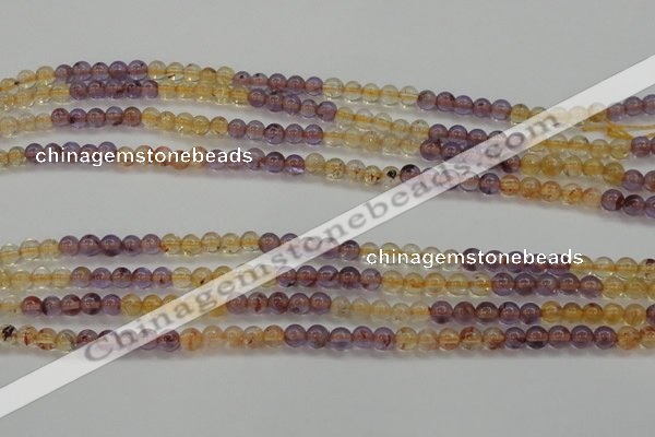 CAN101 15.5 inches 4mm round ametrine beads wholesale