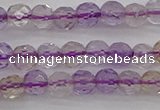 CAN105 15.5 inches 3.5mm faceted round ametrine gemstone beads