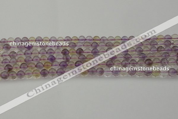 CAN166 15.5 inches 6mm round natural ametrine beads wholesale