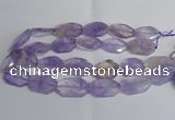 CAN175 20*30mm - 25*35mm twisted & faceted freeform ametrine beads