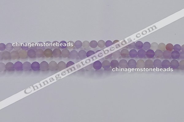 CAN201 15.5 inches 6mm round matte ametrine beads wholesale