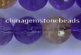 CAN227 15.5 inches 11mm faceted round ametrine beads wholesale