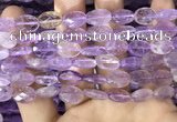 CAN236 15.5 inches 10*14mm faceted oval ametrine beads wholesale