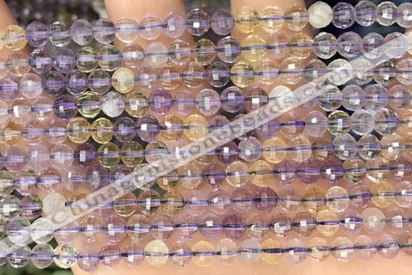 CAN251 15.5 inches 5mm pumpkin ametrine gemstone beads