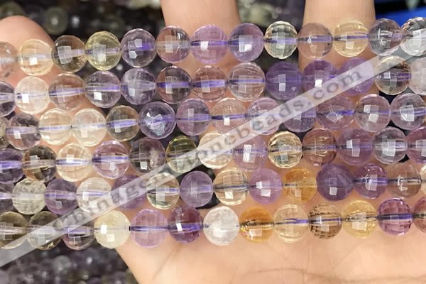 CAN253 15.5 inches 8mm pumpkin ametrine gemstone beads