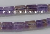 CAN27 15.5 inches 8*12mm column natural ametrine gemstone beads