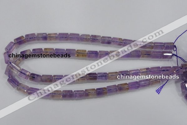 CAN27 15.5 inches 8*12mm column natural ametrine gemstone beads