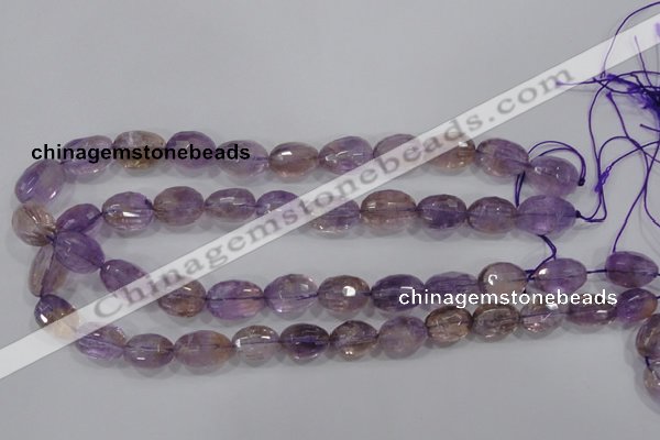 CAN28 15.5 inches 12*16mm faceted nugget natural ametrine beads